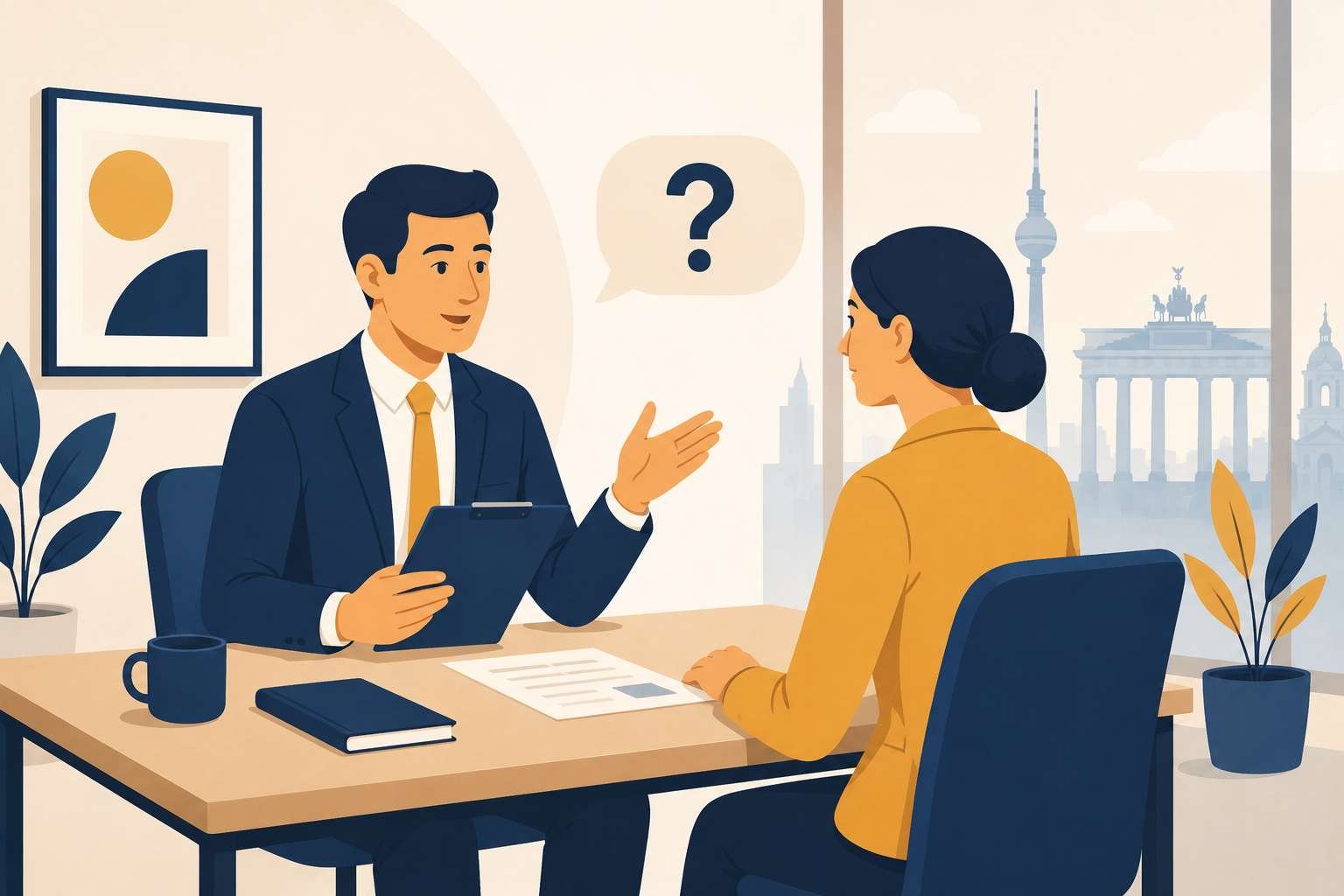 Cover image for Common Job Interview Questions in Germany 2026 (With Sample Answers)